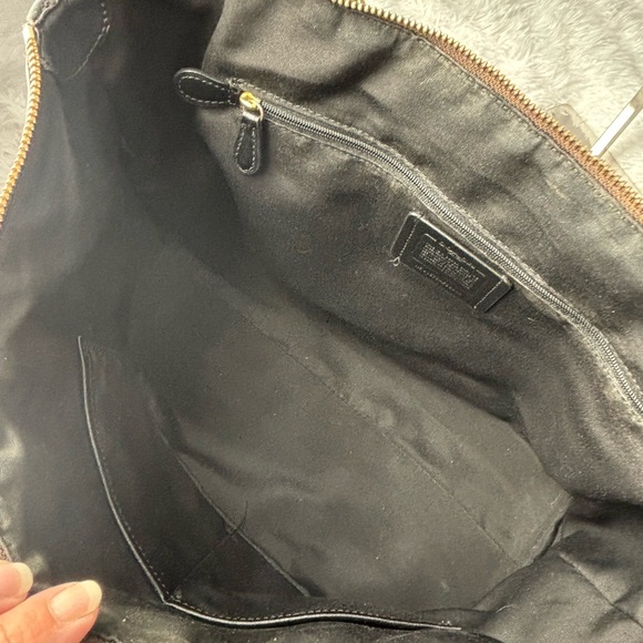 COACH Ava Tote In Signature Canvas w/ C Logo - Brown/Black - Picture 10 of 16